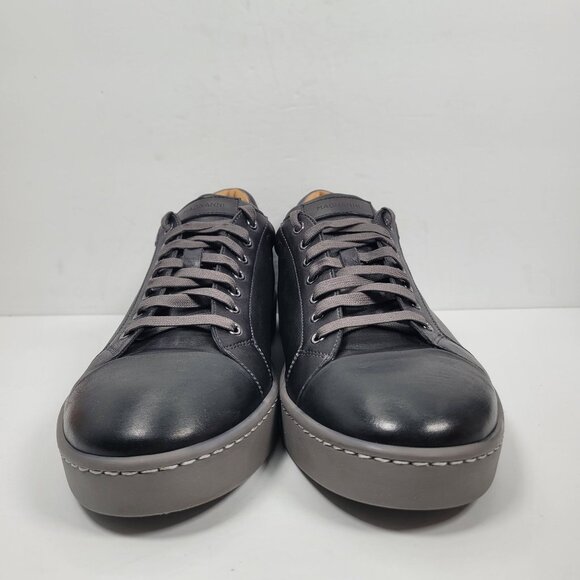 Magnanni Caitin Lo Moka Men's Black Leather Casual Sneakers 21409 US Size 10.5M - Picture 3 of 8